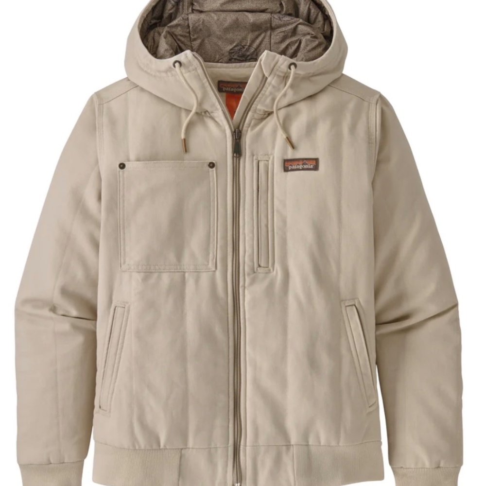 Patagonia All Seasons Hemp Canvas Bomber Hoody Jacket, Small